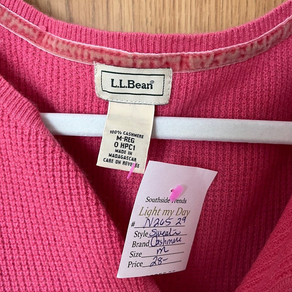 L.L. Bean | cashmere henley sweater